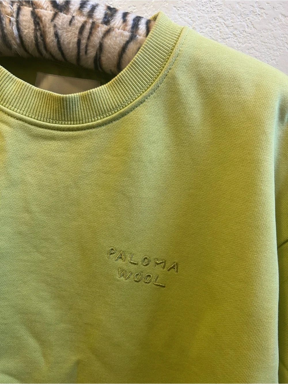 Paloma Wool Lime Green Crewneck Pullover